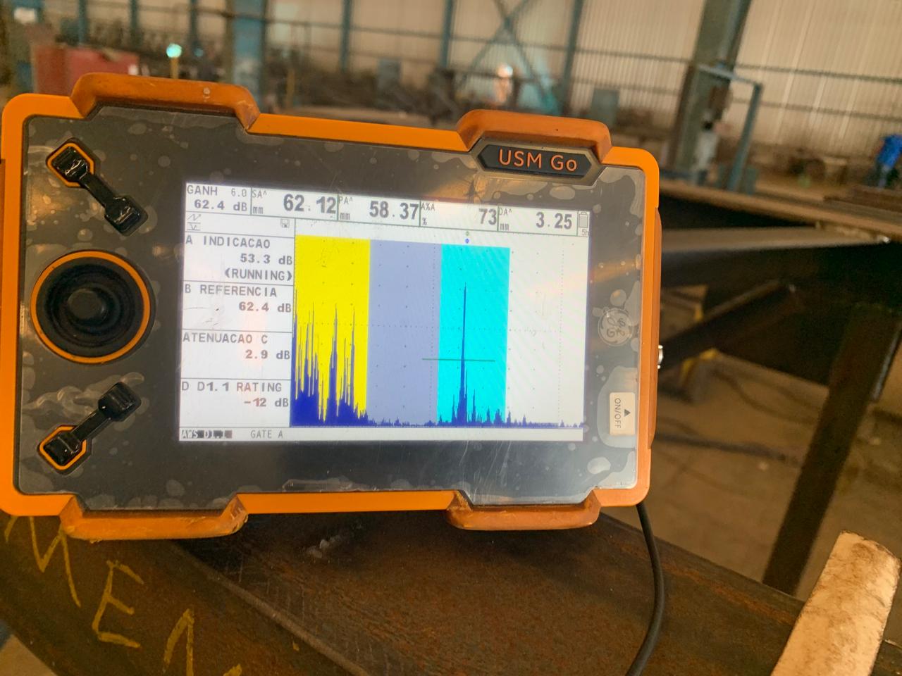 Ultrassom em Solda de Estrutura Metálica